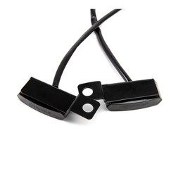 evomosa Motorcycle Mini LED Indicator Light Flowing Water Flashing Indicator Lamp Indicator Light (Black)