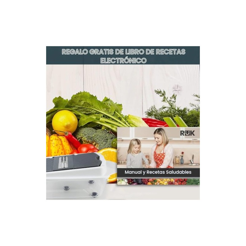 RüK - Cortador de verduras para cebolla, cortador de alimentos