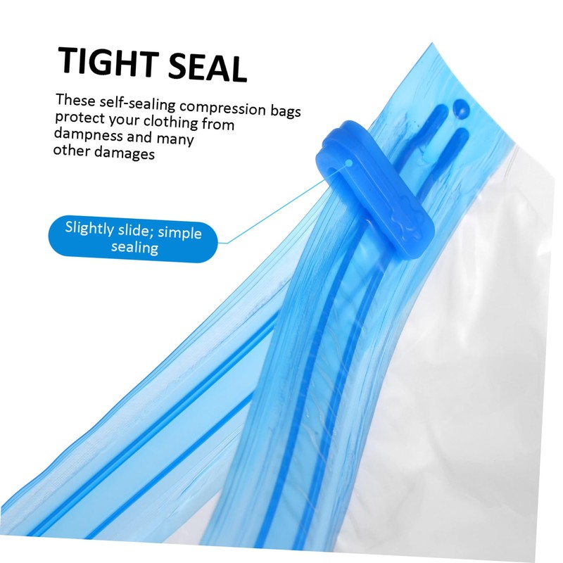 MAGICLULU 9pcs up Vacuum Bags for Travel Manual Compression Storage