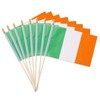 GSYLPFT 12 Pack Irish Flags on Sticks Ireland Small Mini