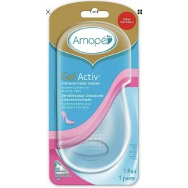 Amope 2 Pairs Amope GelActiv Extreme Heels Insoles for Women, Size 5-10