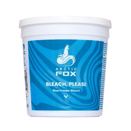 Arctic Fox Blue Powder Hair Bleach, Anti-Brass & Anti-Yellow Formula, Professional Lightener for Icy Blonde & Platinum Hair, Vegan & Cruelty-Free, Dust-Free, 8.8 oz Tub