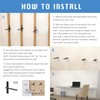 Floating Shelf Bracket 3/8" Thick Heavy Duty Shelf Brackets 3