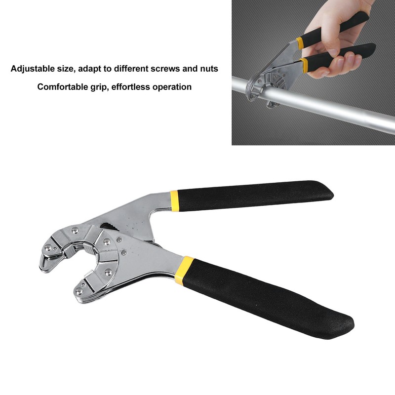 8 Inch Multifunctional Wrench Tool Steel Adjustable Open Wrench Serrated
