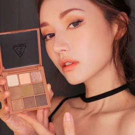 3CE 3CE multi eye color palette (enlarged) 3CE eye point brush, BUTTER CREAM butter cream / 쓰리씨이 3CE 멀티 아이 컬러 팔레트 (증)3CE 아이 포인트 브러쉬, BUTTER CREAM 버터크림