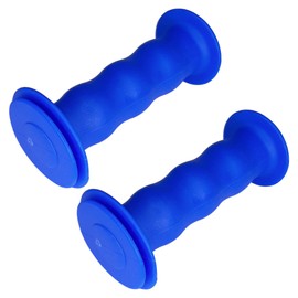 cyclingcolors Bicycle Grips Children's Bicycle Handlebar Grips with Safety 19 mm Length 85 mm Grips Rubber Grips Rubber Tricycle Scooter Pair Blue