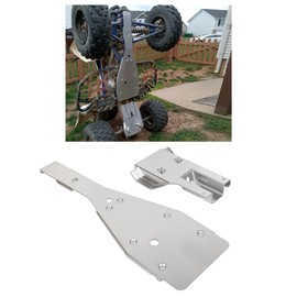 Kojem Skid Plate&Swing Arm Skid Plate Gaurd Compatible with 2006-2020 Yamaha Raptor 700 700R Full Chassis Glide ATV