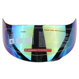 AGV Helmet K3 Shield-Qiilu Motorcycle Helmet Visor Lens Windshield Replacement for 316 902 AGV K5 K3SV (Blue Colorful)