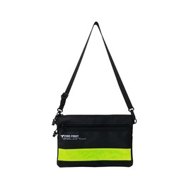 [ファイヤーファースト] リフレクター付きサコッシュ 超撥水 TPU リフレクター付き イエロー