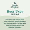 Simply Organic Cayenne Pepper, 2.89 Ounce, Pure, Organic Cayenne Peppers,