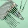 13종 메이크업 브러쉬 파우치세트 화장품 화장도구 [그린] 13-Piece Makeup Brush Pouch Set Cosmetics Makeup Tools [Green]