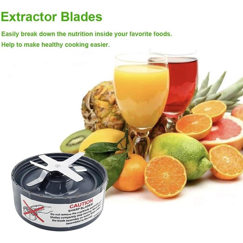 Risegun Replacement Extractor Blade for NutriBullet RX 1700W – Stainless