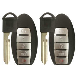 Fits 2017-2018 Nissan Armada 2014-2017 Infiniti QX80 Platinum smart Prox Keyless Remote Start CWTWB1G744,by AUTOKEYMAX (PAIR)
