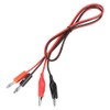 Banana Plug Clip Test Cable for Adjustable DC Power Supply,