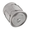 Outdoor Drinking Cup with Foldable Handle Titanium Mug with Lid