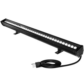 nanzgecc Led Outdoor Wall Washer Light, 54W 3.2FT 2700K Warm White Wall Washer Light Bar,120V 6480lm IP67 Waterproof Wall Wash Lighting for Outdoor Indoor Patio Church Landscape Yard Garden Commercial