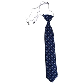 TigerTie Children's Tie with Braided Pattern - Child Safety Tie Pre-Tied with Elastic -