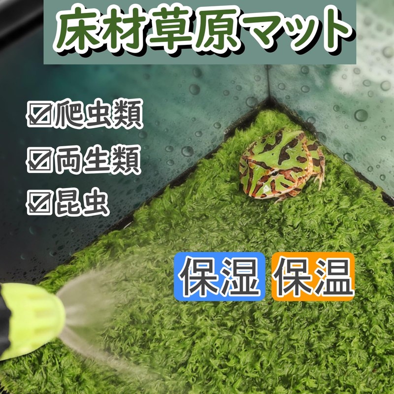 Active Island Reptile Flooring Mat Thermal Moisturizing Sheet Breeding Green