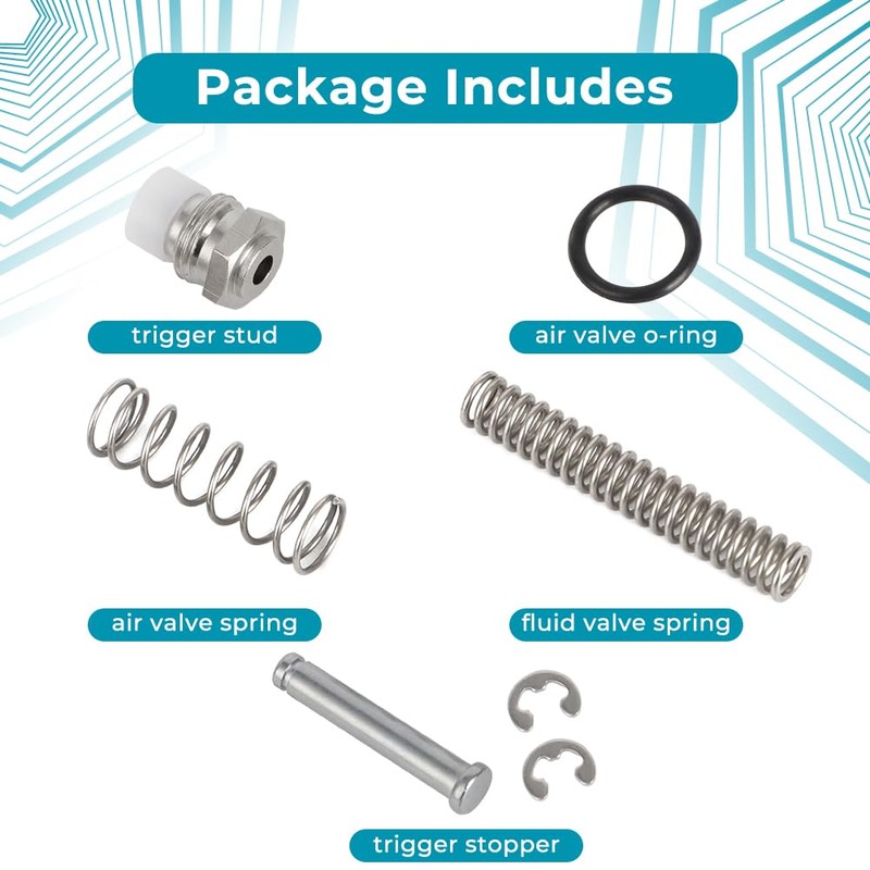 AUTOVIC Spray Gun Rebuild Kit for W400 LPH400 LPH200 Spray