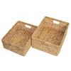 02 Pack Jumbo and Large, Storage Wicker Basket, Baskets for
