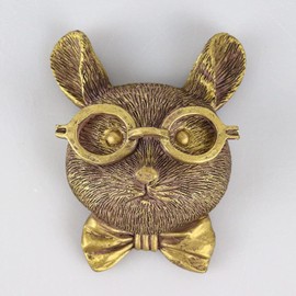 3D Head Wall Mount Ornament, Animal Heads for Wall Art Hanging Sculptures, Small Metal Wall Resin Art Wall Decor Ornament Waterproof Bronzed Resin Decorations for Home (Mouse Head)