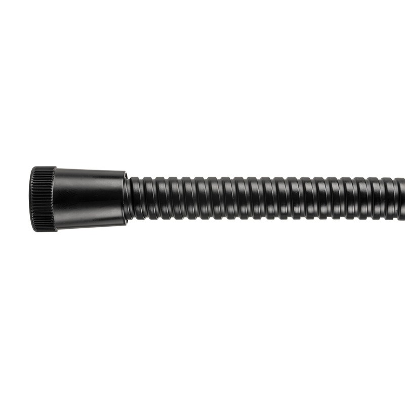 Croydex AM159021-1.75m Stainless Steel Hose Matt Black
