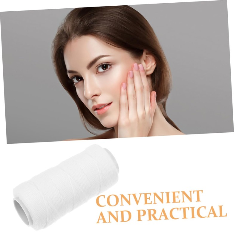 MAGICLULU 5 Rolls Face Puller Cotton Thread Hair Epilation Thread