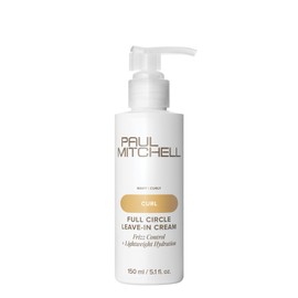 Paul Mitchell Full Circle Leave-In Cream, Frizz Control, Lightweight Hydration, For Curly + Wavy Hair, 5.1 oz