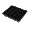 Greensen Bandeja Cubitos Silicona 20 Cavidades Negro 15x12x3cm