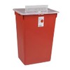 Sharps-A-Gator Covidien Multi-Purpose Sharps 10 Gallon Red Base Vertical Entry