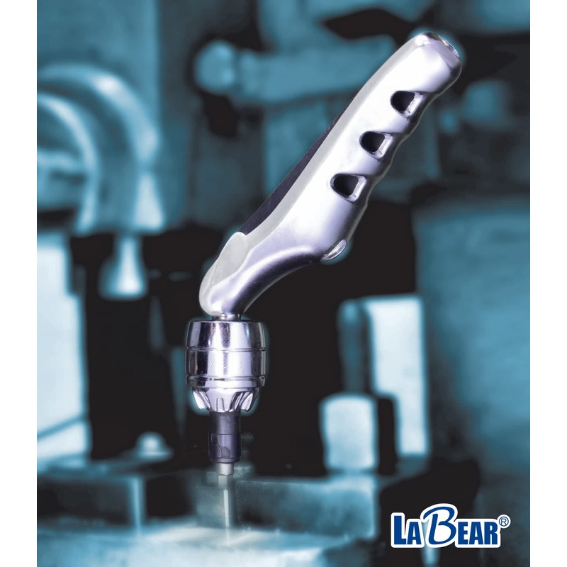 LABEAR 3 Position Adjustable Ratcheting Screwdriver, Ergonomic Grip, T Handle