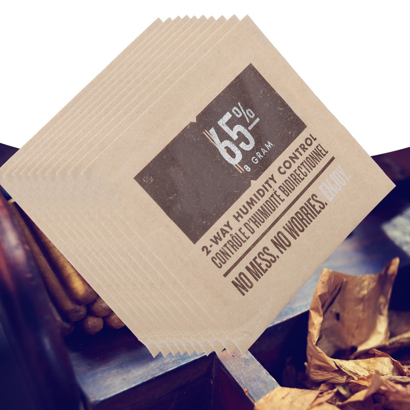 10Pcs Mini 2‑Way Humidity Control Sealing Cigar Humidifier Bag for