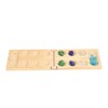 Folding African Stone Game Wooden Intellectual Logic Thinking Training Parent