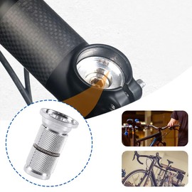 YAEOSNSI 2PCS 28.6mm Bicycle Fork Headset Bicycle Headset Expander Bicycle Headset Stem for MTB BMX Mountain Road Bike