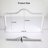Half Moon Light for Nail Desk, 34.5In Foldable Square Nail