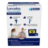 Lancetas Universales De Punta De Acero Para Glucometro 100pz