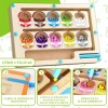 Heibago Laberinto Magnético de Madera Montessori para Niños 3 Años