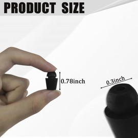 Tobenbone 10PCS Car Door Bumper Stopper Absorber, Front/Rear Car Door Protector Edge Guards, Universal Rubber Auto Door Dampers Buffer Pads, Door Side Protection Car Accessories(Black)