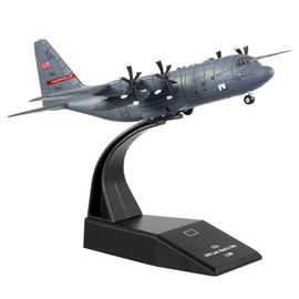 HANGOU 1/200 C-130 Model Fighter Jet Plane Model Alloy Diecast Model Aircraft for Gift or Collection Model