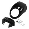 Headlight Fairing Mask Front Cowl Fork For Harley Sportster Dyna