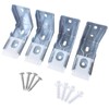 Zebra Shades Mounting Brackets 4 Pack - Heavy Duty Metal