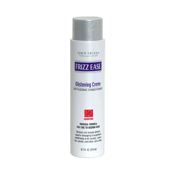 Frizz-Ease Glistening Creme Defrizzing Conditioner for Fine to Medium Hair, Step 2: Condition, 12.7 fl oz (375 ml)