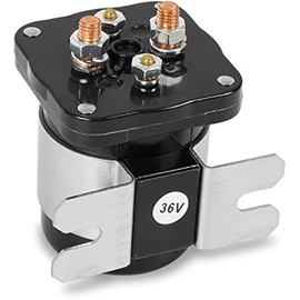 RANSOTO 36 Volt, 4 terminal Solenoid Compatible with 1989 - UP EZGO 20468G1 Golf Cart