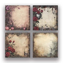 RAINBAM Retro 4 Pack/200 Sheets 3x3 inch Sticky Notes Set, Vintage Memo Pads with High-Adhesive, Reusable Tearable Post it Notes for Journal Planners Office School Home, Bulk Stationery Gift