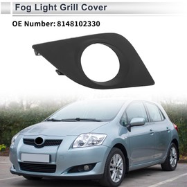 RATCHROLL Front Right Fog Light Grill for Toyota Corolla 2014-2016 Front Lower Bumper Fog Light Cover Inserts No.8148102330 ABS 1 Pc