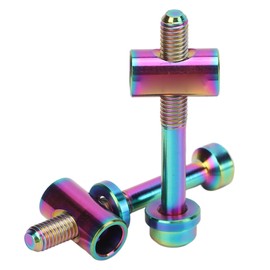 2 PCS RISK M5 X 40mm Bike Seatpost Screw Seat Post Fixing Screw Bike DIY Replacement Parts Dazzling