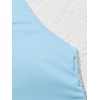 OYOANGLE Traje de baño de una pieza con tirantes delgados,