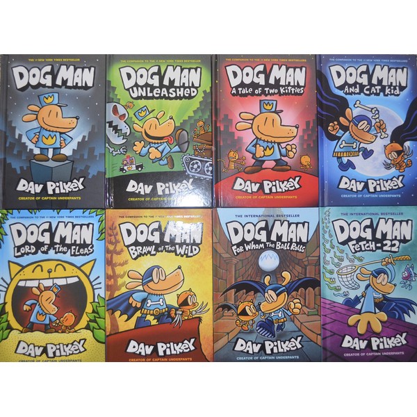 Dog Man Series, 8 Books Collection Set