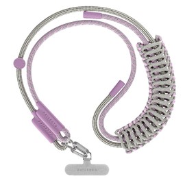 CASETiFY 8mm Braided Rope Cross-Body Phone Strap - Lilac/Sage
