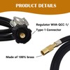 6 FT Propane Adapter Hose Regulator Kit for Blackstone 17in